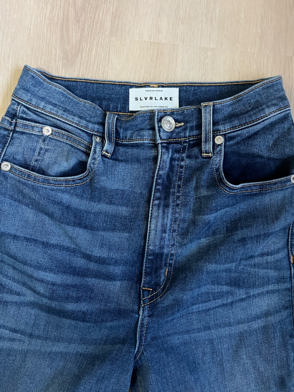 SLVRLAKE High-rise Beatnik Jeans, Anything Goes wash